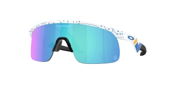 Oakley Youth OJ9010 RESISTOR 0OJ9010 style-color 901038 White / Prizm Sapphire Lens