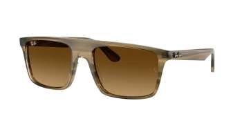 Ray-Ban RB2222 style-color 143985 Striped Green / Gradient Brown Lens