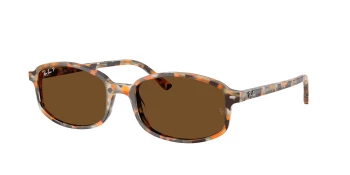 Ray-Ban RB2232 style-color 135757 Havana Brown Grey / Brown Polarized Lens