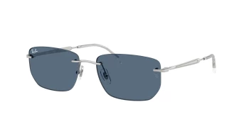 Ray-Ban RB3768 style-color 003/80 Silver / Dark Blue Lens