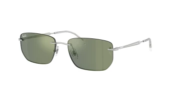 Ray-Ban RB3768 style-color 003/6R Silver / Green Mirror Green Lens