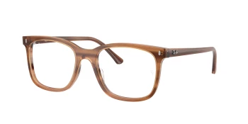 Ray-Ban RX5446F style-color 8455 Striped Brown