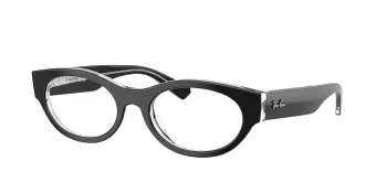 Ray-Ban RX5447 style-color 2034 Black On Transparent