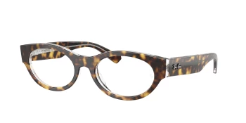 Ray-Ban RX5447 style-color 5082 Havana On Transparent