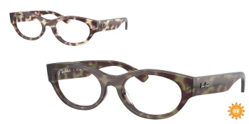 Ray-Ban RX5447 style-color 8459 Havana Green