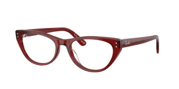Ray-Ban RX5449D style-color 8464 Transparent Bordeaux