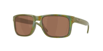 Oakley OO9244 HOLBROOK (A) Asian Fit style-color 924482 Fern Spacedust / Prizm Tungsten Polarized Lens