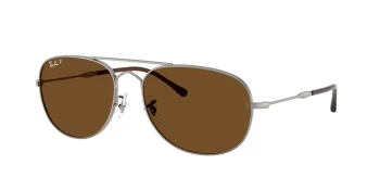 Ray-Ban RB3735 BAIN BRIDGE 0RB3735 style-color 004/57 Gunmetal / Polarized Brown Lens