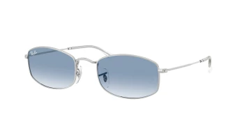 Ray-Ban RB3832 style-color 003/3F Silver / Clear Gradient Blue Lens