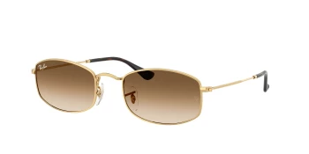 Ray-Ban RB3832 style-color 001/51 Arista Gold / Clear Gradient Brown Lens