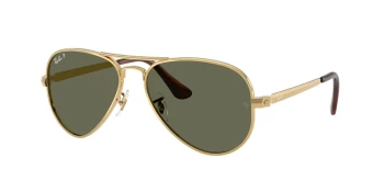 Ray-Ban RB3925 AVIATOR MAX 0RB3925 style-color 001/58 Arista Gold / Green Polarized Lens