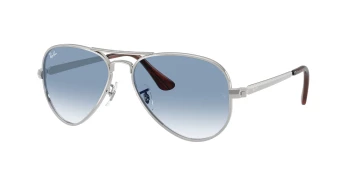 Ray-Ban RB3925 AVIATOR MAX 0RB3925 style-color 003/3F Silver / Clear Gradient Blue Lens