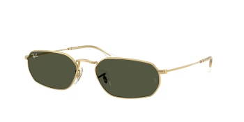 Ray-Ban RB3947 style-color 001/31 Arista Gold / Green Lens