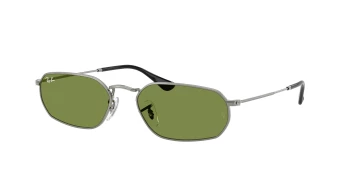 Ray-Ban RB3947 style-color 004/4E Gunmetal / Green Lens
