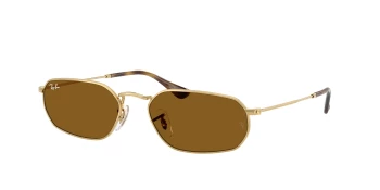 Ray-Ban RB3947 style-color 001/33 Arista Gold / Brown Lens
