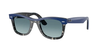 Ray-Ban RB2240 WAYFARER 0RB2240 style-color 14453M Blue On Havana / Blue Gradient Grey Lens