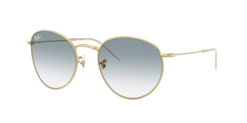 Ray-Ban RBR0103S ROUND REVERSE 0RBR0103S style-color 001/79 Arista Gold / Clear Gradient Blue Lens