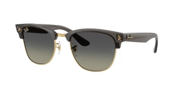 Ray-Ban RBR0504S CLUBMASTER REVERSE 0RBR0504S style-color 682911 Transparent Dark Grey On Gold / Grey Gradient Lens
