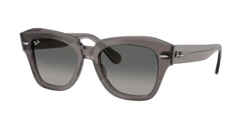Ray-Ban RB2186 STATE STREET style-color 136971 Transparent Grey / Grey Gradient Lens