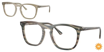 Ray-Ban RX2210V style-color 8381 Photo Striped Grey