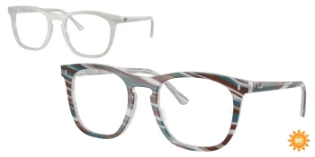 Ray-Ban RX2210V style-color 8382 Photo Striped Light Blue