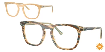 Ray-Ban RX2210V style-color 8383 Photo Striped Brown
