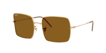 Ray-Ban RBR0104S SQUARE REVERSE 0RBR0104S style-color 001/83 Arista Gold / Dark Brown Polarized Lens