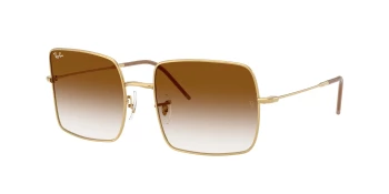 Ray-Ban RBR0104S SQUARE REVERSE 0RBR0104S style-color 001/CB Arista Gold / Clear Gradient Brown Lens