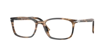 Persol PO3189V style-color 1236 Striped Black & Greish Brown