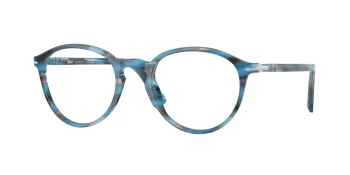 Persol PO3218V style-color 1234 Striped Blue And Grey