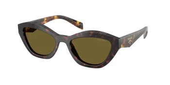 Prada PR A02S style-color 17N09Z Root Tortoise / Dark Brown Lens