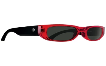Spy GENRE style-color 1284 Translucent Red Matte Black / Happy Gray Green Lens