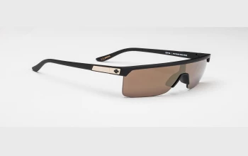 Spy FLYNN 50/50 style-color 995 25th Anniv Black Gold Matte / HD Plus Bronze with Gold Spectra Mirror Lens