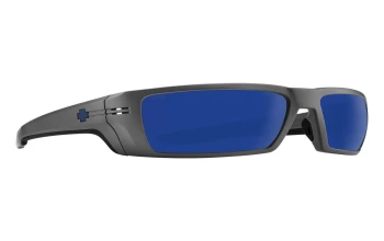 Spy REBAR ANSI style-color 2898 Ansi RX Matte Gunmetal / Happy Gray Green Polar with Dark Blue Mirror Lens