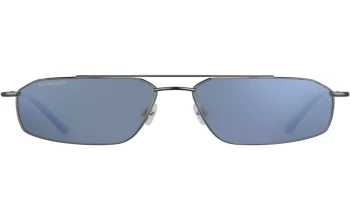 Serengeti WAYNE style-color 563 Shiny Dark Gunmetal / Mineral Polarized 555nm Blue Cat 2 to 3 Lens