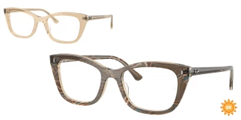 Ray-Ban RX5433 style-color 8294 Photo Waves Brown