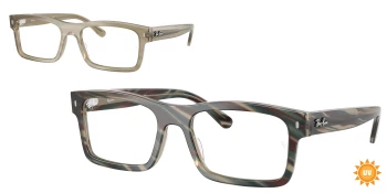 Ray-Ban RX5435 style-color 8381 Photo Striped Grey