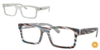 Ray-Ban RX5435 style-color 8382 Photo Striped Light Blue