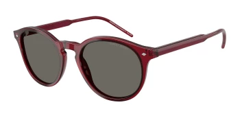 Giorgio Armani AR8211 style-color 6344R5 Transparent Bordeaux / Grey Lens