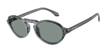 Giorgio Armani AR8219U style-color 634356 Striped Blue / Blue Lens