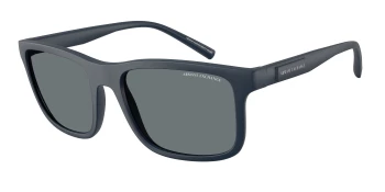 Armani Exchange AX4145S style-color 839980 Matte Navy Blue / Dark Blue Lens
