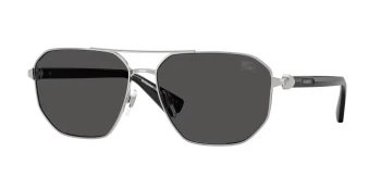 Burberry BE3166 style-color 100587 Silver / Dark Grey Lens