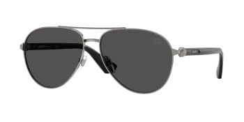 Burberry BE3167 style-color 100387 Gunmetal / Dark Grey Lens