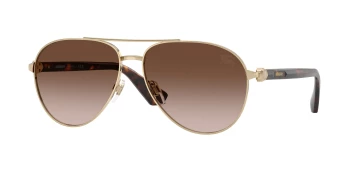 Burberry BE3167 style-color 110913 Light Gold / Brown Gradient Lens