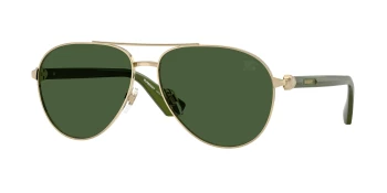 Burberry BE3167 style-color 110971 Light Gold / Dark Green Lens
