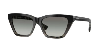 Burberry BE4468F style-color 420011 Grey Check / Grey Gradient Lens