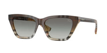 Burberry BE4468F style-color 420211 Check Sand / Grey Gradient Lens