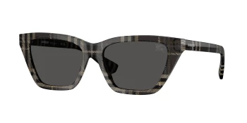 Burberry BE4468F style-color 419987 Grey Check / Dark Grey Lens