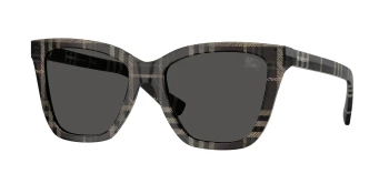Burberry BE4470 style-color 419987 Grey Check / Dark Grey Lens