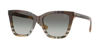 Burberry BE4470 style-color 420211 Check Sand / Grey Gradient Lens